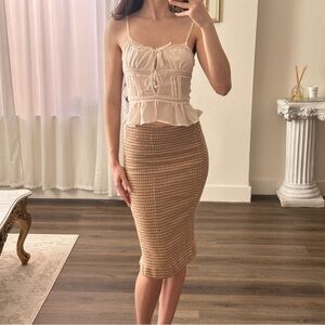 Black Label Ralph Lauren Cashmere Pencil Skirt